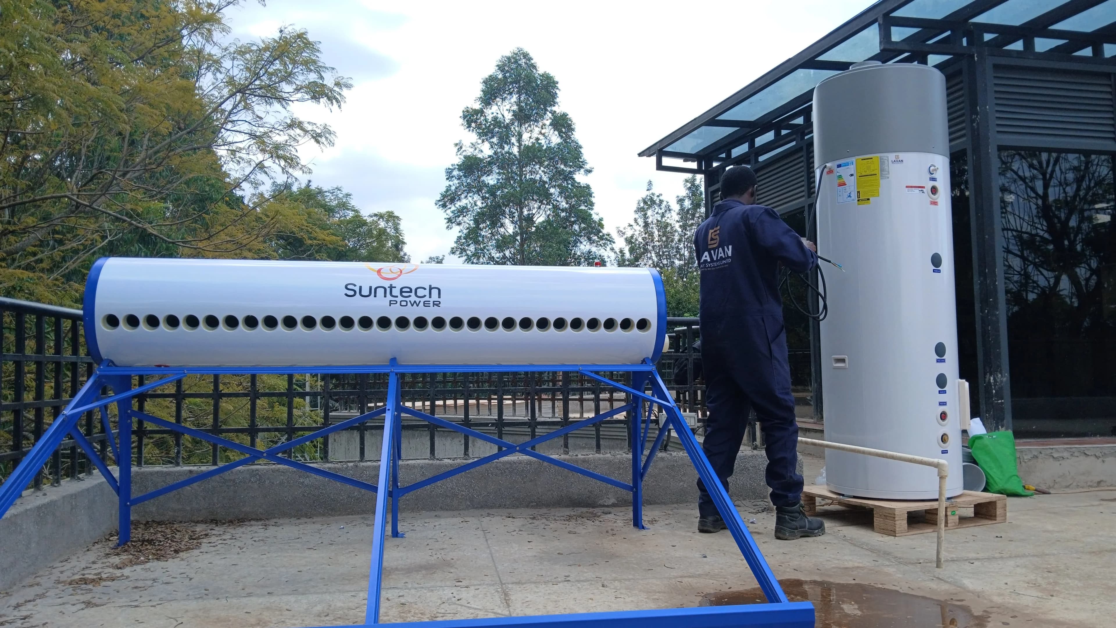 Solar water heating solution